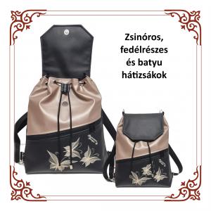 ►Zsinóros fedélrészes és batyu hátizsák