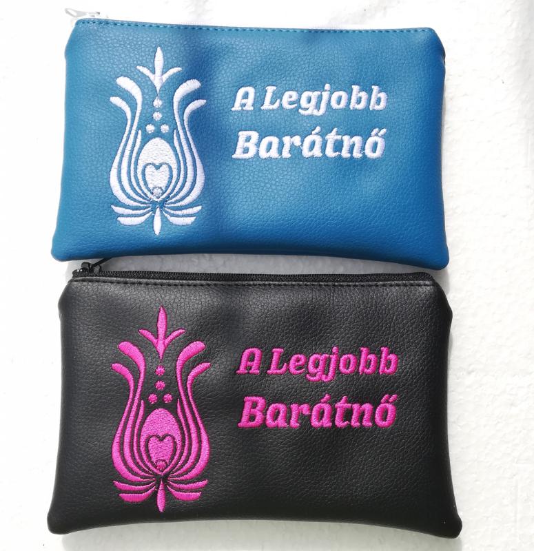 A Legjobb Barátnő Hímzett neszi,pénztárca,telótartó választható színben