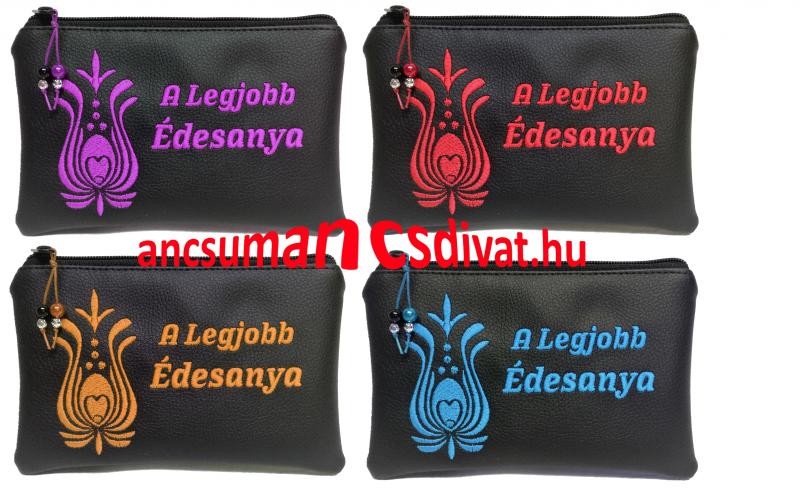A Legjobb Édesanya Hímzett neszi,pénztárca,telótartó választható színben