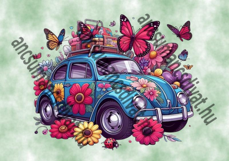 Autó 001 cordura textilpanel választható méretben