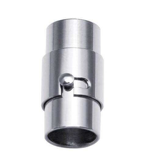 Bajonettzáras mágneses kapocs bőrkarkötőkhöz bőrszálhoz 10mm