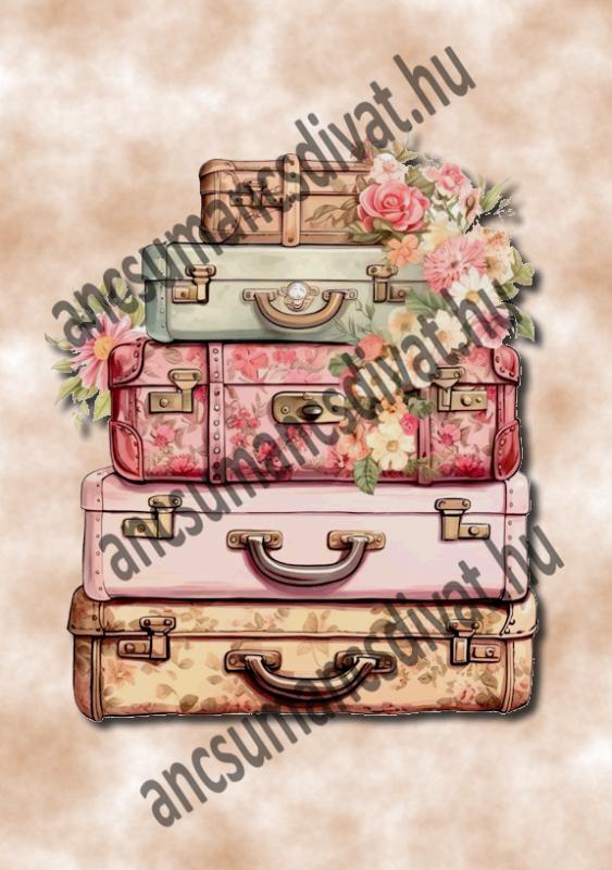 Bőrönd 001 cordura textilpanel választható méretben