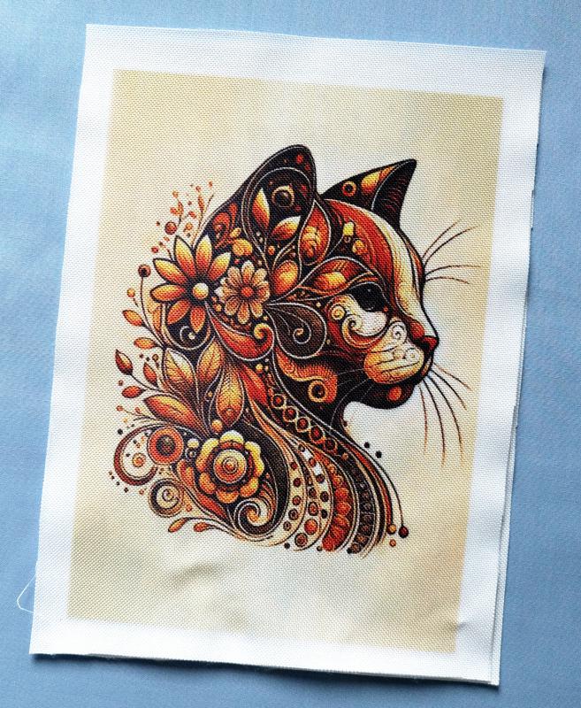 Cica macska 001 textilpanel választható méretben