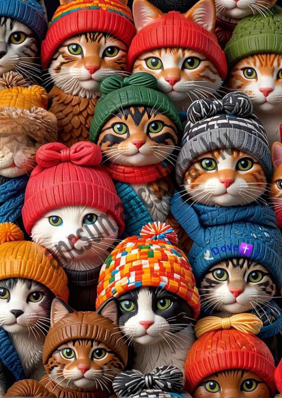 Cica macska 004 cordura textilpanel választható méretben