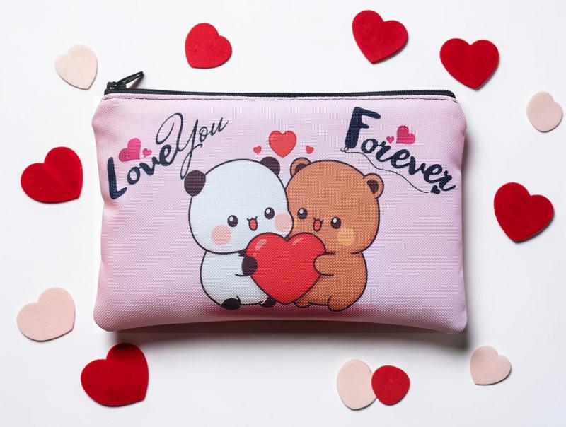 Cipzáras vízlepergető cordura tároló neszi 18x12cm - Bubu Dudu 01