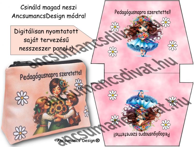 Csináld magad neszi! digitális nyomtatású gyöngyvászon nesszeszer panel - Pedagógusnapra02