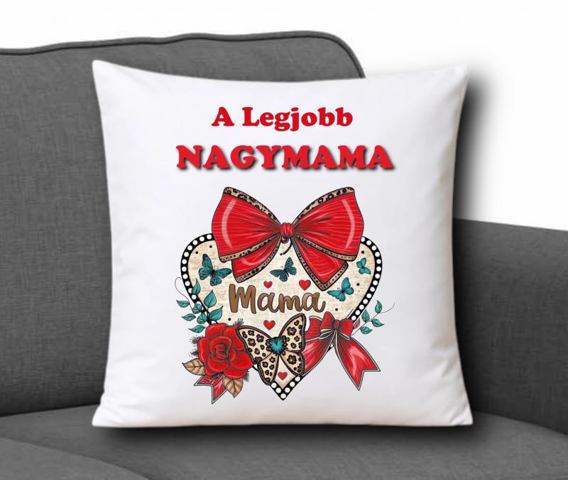 Díszpárna 35x35cm - A Legjobb Nagymama 001