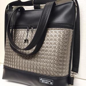 4in1 nagy csini fekete-3D platina  univerzális táska hátizsák