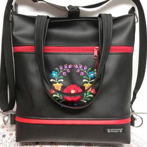 4in1 nagy csini hímzett univerzális táska hátizsák Hungarian Folkart05
