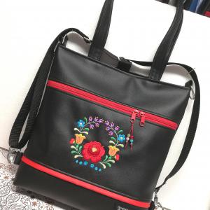 4in1 nagy csini hímzett univerzális táska hátizsák Hungarian Folkart05