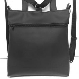 4in1 nagy csini univerzális táska hátizsák ívelt fekete gyöngyház piramis ekrü