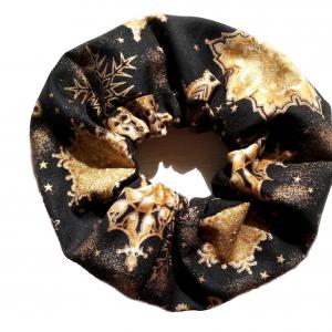 AncsuArt Hair textil hajgumi - Fekete-arany