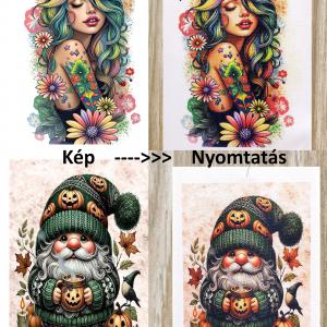 Bagoly 001 textilpanel választható méretben