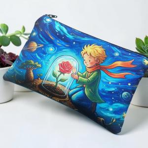 Cipzáras vízlepergető cordura tároló neszi 18x12cm - Kis Herceg 01