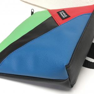 ColorBlock talpas válltáska oldaltáska övtáska  / fekete piros zöld kék