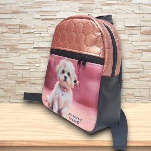 Cuki Selyemkutya fekete-rose Back Pack S hátizsák 28x24x10