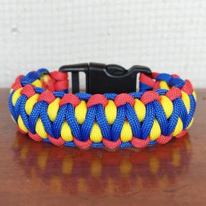 Designer túlélő paracord karkötő  biztonsági csattal DRAGON EYE BARCELONA (csuklóméret 18-19cm)