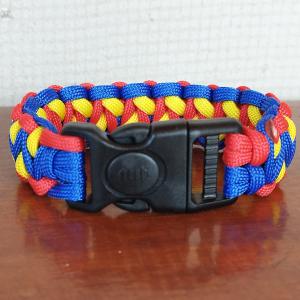 Designer túlélő paracord karkötő  biztonsági csattal DRAGON EYE BARCELONA (csuklóméret 18-19cm)