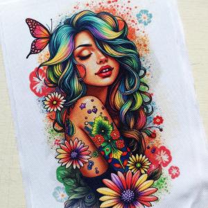 Fantasy girl 001 cordura textilpanel választható méretben