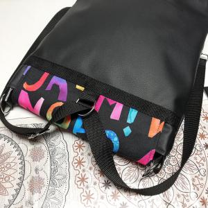 Fedélrészes 3in1 hátizsák univerzális táska ABC cordurával