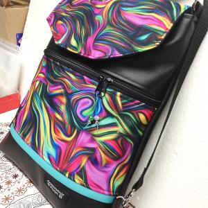 Fedélrészes 3in1 hátizsák univerzális táska fullcolors cordurával