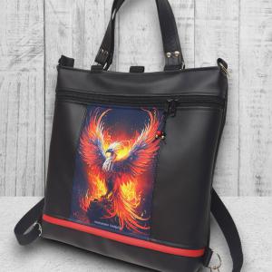 Főnixmadár 4in1 nagy csini nagypaneles kis kézifüles univerzális táska hátizsák