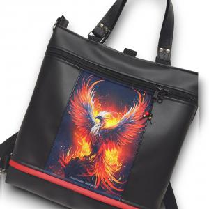 Főnixmadár 4in1 nagy csini nagypaneles kis kézifüles univerzális táska hátizsák