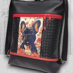 Francia bulldog 3in1 hátizsák univerzális táska