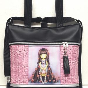 Gorjuss mintás 4in1 nagy csini univerzális táska hátizsák