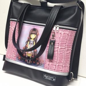 Gorjuss mintás 4in1 nagy csini univerzális táska hátizsák