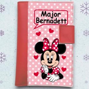 Névre szóló Egészségügyi kiskönyv borító Szerkesztő PIROS alapra!