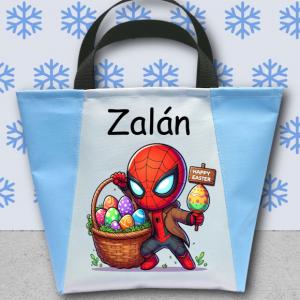 Névre szóló Húsvéti tojás és csoki gyűjtő táska fiús többféle mintával