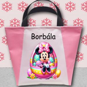 Névre szóló Húsvéti tojás és csoki gyűjtő táska lányos többféle mintával
