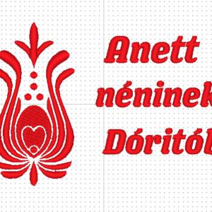 Névreszóló népi motívumos hímzett neszi,pénztárca több színben