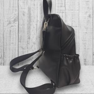 Palacktartós MAXIM BackPack L hátizsák - Fekete - Platina sellőmintás