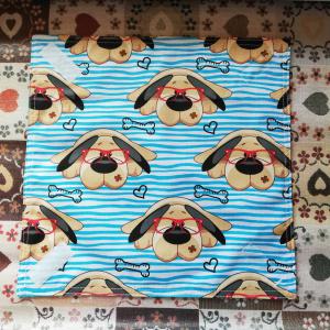 Sandwich wrap! Zero Waste textilszalvéta újraszalvéta - kutyusos