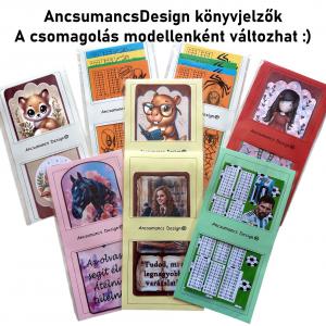 Szorzótáblás laminált könyvjelző Foci02