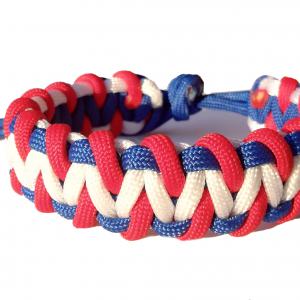 Tricolor CAGED SOLOMON kétoldalas férfi paracord karkötő United States