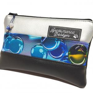 Üveggolyók 3in1 női hátizsák oldaltáska szett neszivel