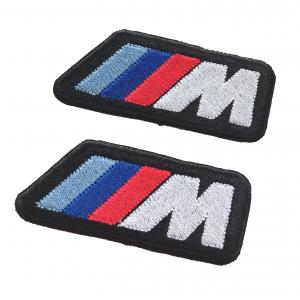 Vasalható varrható hímzett felvarró folt BMW-M 8,5x3,5 cm