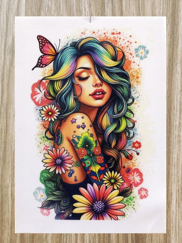 Fantasy girl 001 textilpanel választható méretben