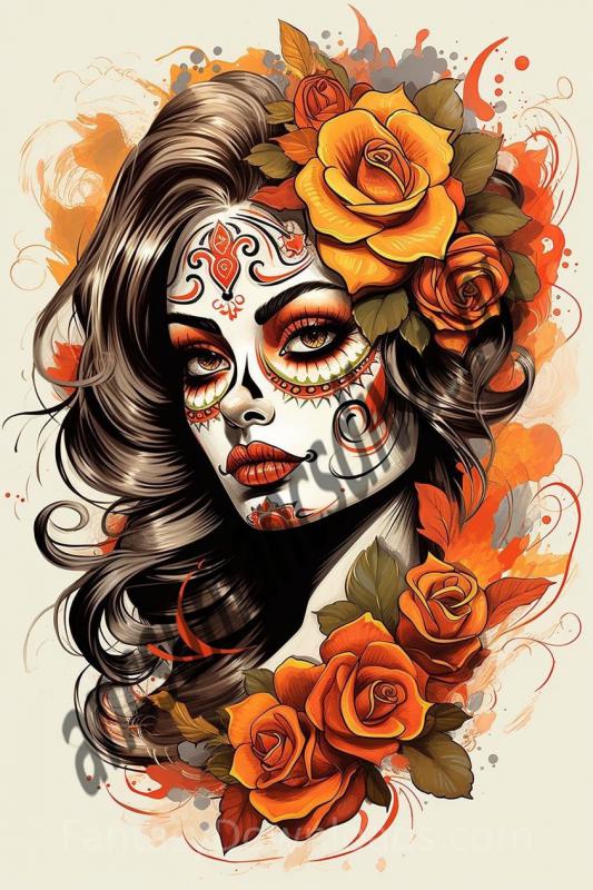 Fantasy girl 006 nyomtatott textilpanel választható méretben