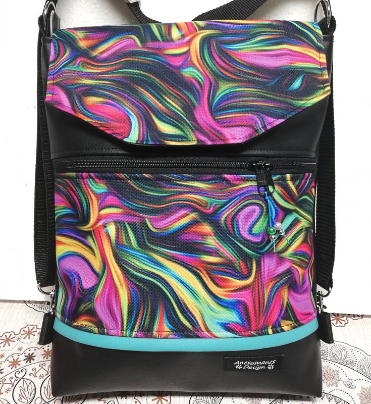 Fedélrészes 3in1 hátizsák univerzális táska fullcolors cordurával