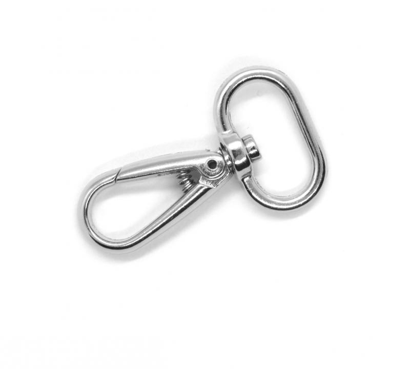 Fém karabiner nikkel 20mm (#M1440) erős
