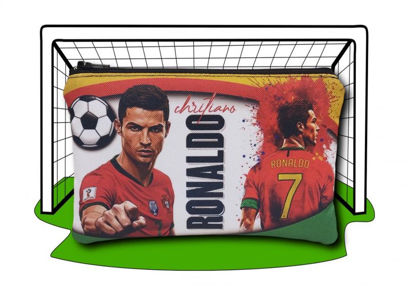Focis cipzáras tartó fiúknak 18x12cm - RONALDO