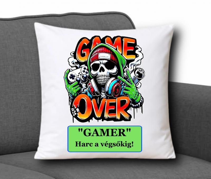 Gamer Díszpárna 35x35cm - Gamer002