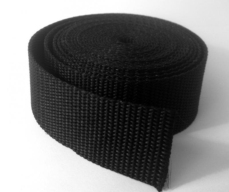 Heveder 30mm széles fekete