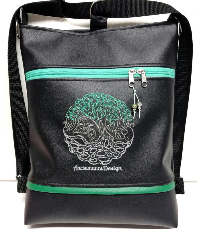 Hímzett életfa  3in1 hátizsák univerzális táska