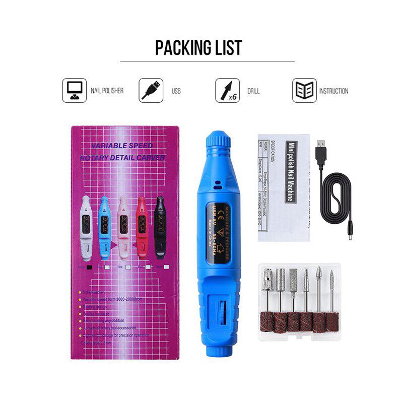 Hordozható mini körömcsiszológép