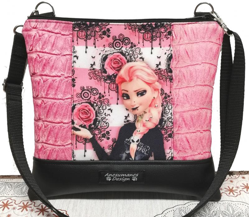 Jégvarázs Elza oldaltáska övtáska 25x24